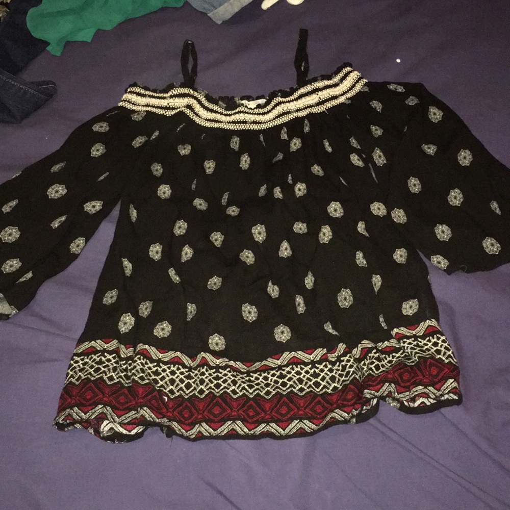 Off the shoulder blouse